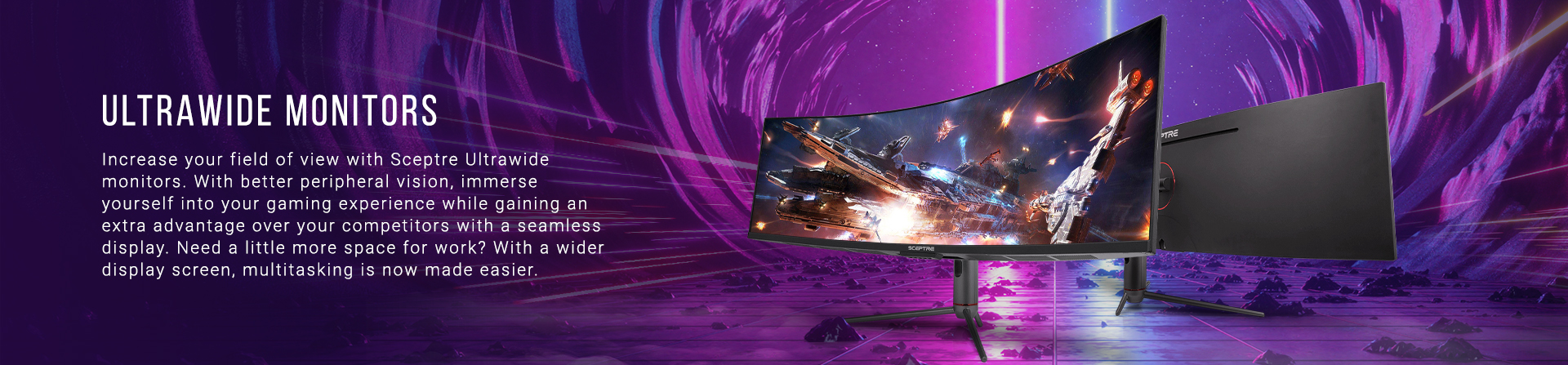 Ultra Wide Curve Monitor